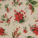 Dekostoff Christmas - Weihnachtsstern